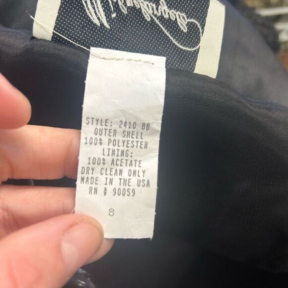 Michaelangelo ladies 8 black tank top long dress - Picture 4 of 6